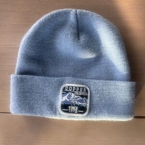 Copper Mountain Colorado Blue Beanie